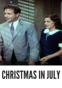 Download Christmas in July (1940) Colorized HD | Dick Powell | Screwball Comedy Delight
