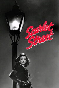 Colorized poster of Scarlet Street (1945) starring Edward G. Robinson
