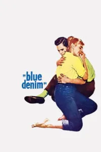 Colorized poster of Blue Denim (1959) starring Carol Lynley